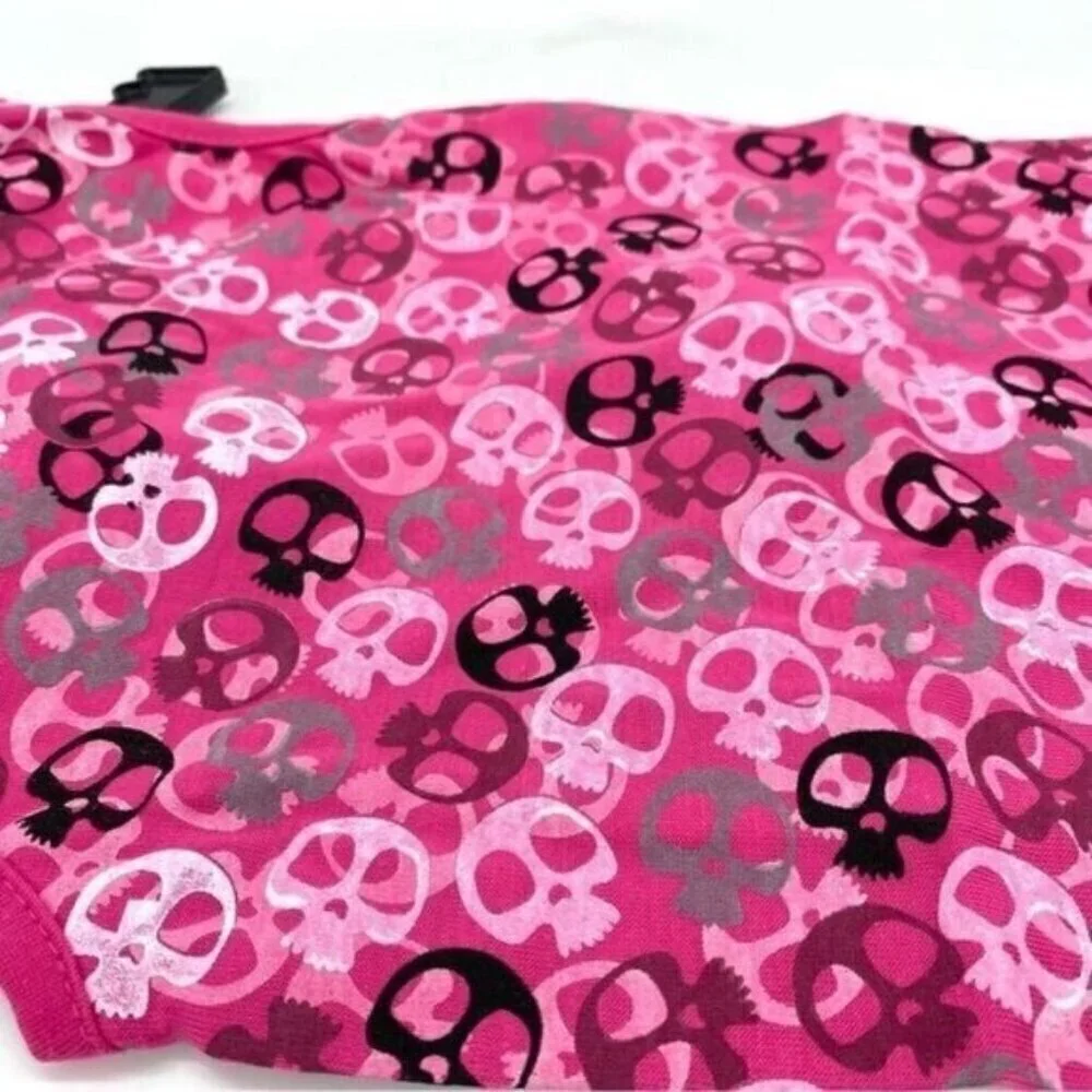Casual Canine Dog Shirt Bone Heads Skull Tank Pink Small / Medium New